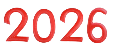 Osterkerzen-Verzierung, Ziffernsatz "2026"